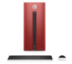 HP Pavilion 550-202na Desktop PC - Red